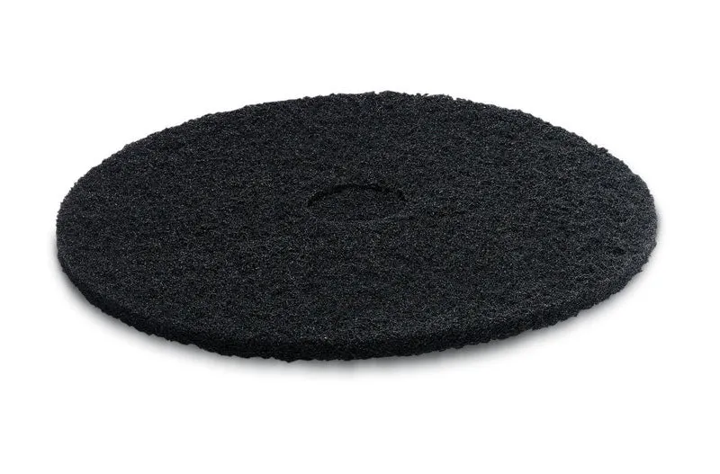 Pad, hart, schwarz, 457 mm, 5 Stück