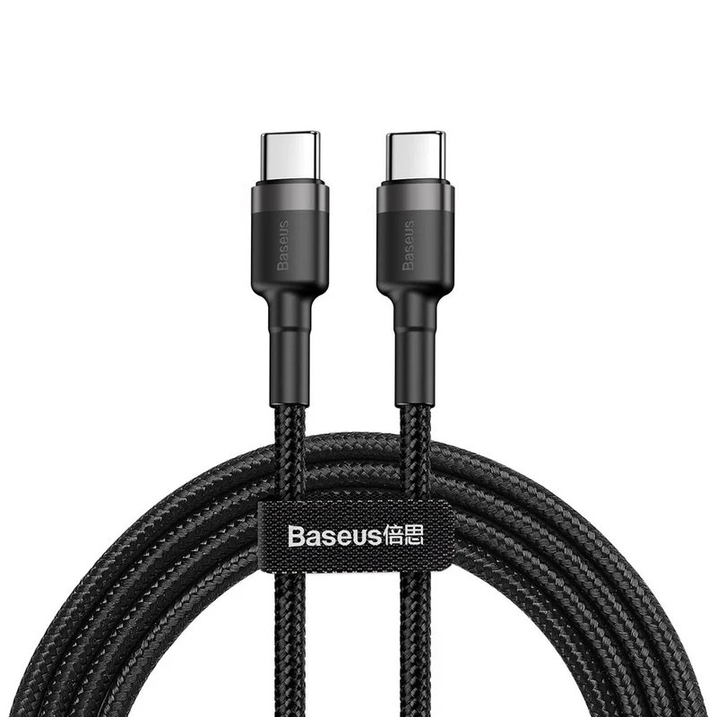 USB-Typ C Schnellladekabel Datenkabel Ladekabel Flash Charge PD Power Delivery 60W 20V 3A QC3.0 Type C USB C (1m)