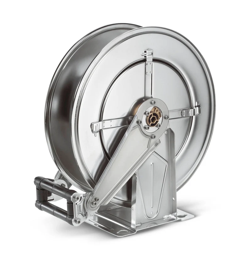 Automatische Schlauchtrommel, Edelstahl, 20 m