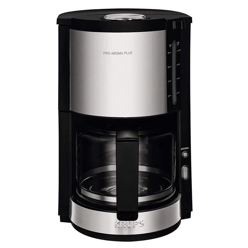 Krups KM321 ProAroma Plus Kaffeemaschine schwarz/edelstahl