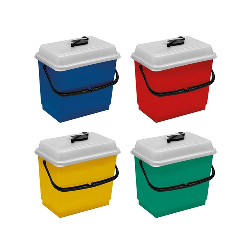 FILMOP Balde 4 Litros com Tampa para Panos Mono-Roll