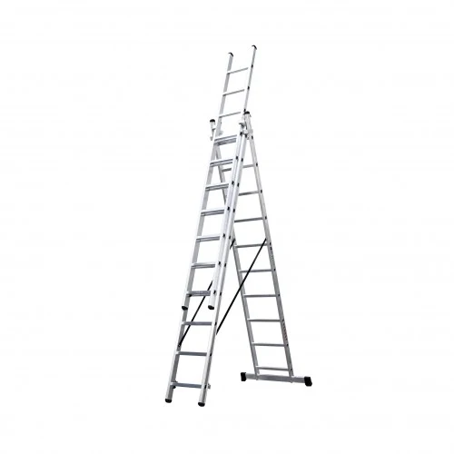 TECA Escada Simples Degrau Quadrado Master – Perfil 67mm com Segurança e Conformidade EN131
