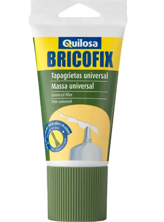 QUILOSA BRICOFIX Tapa Fendas Universal 150ml – Massa em Pó para Reparação de Paredes e Tetos Interiores