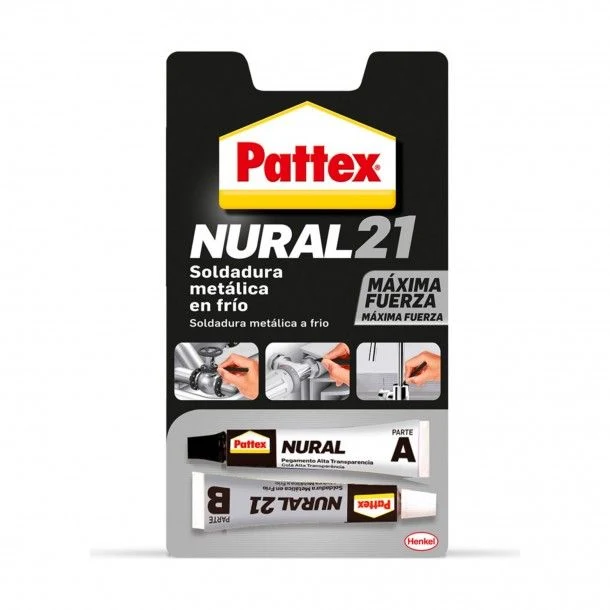 PATTEX Soldadura Metálica a Frio Nural 21 - Embalagem com 12 unidades