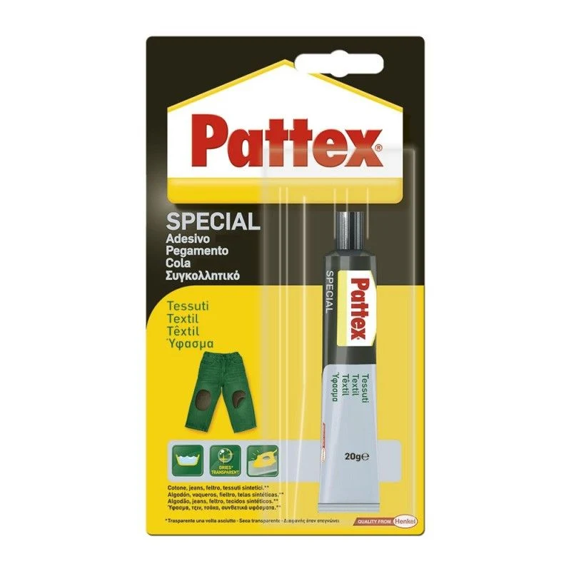 PATTEX Cola Líquida Especial Têxtil - Embalagem com 6 unidades