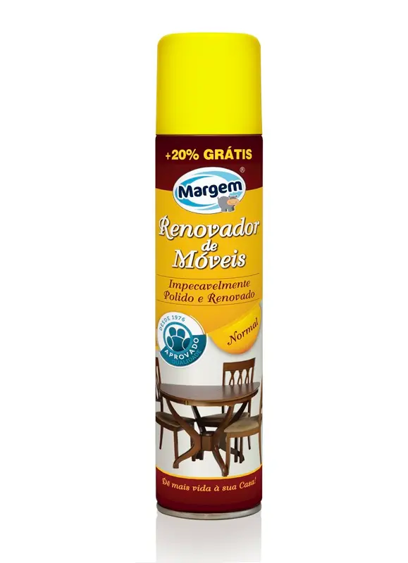 MARGEM - RENOVADOR MÓVEIS AEROSSOL 300ml NORMAL