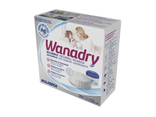 WANADRY Recarga para Desumidificador 450gr