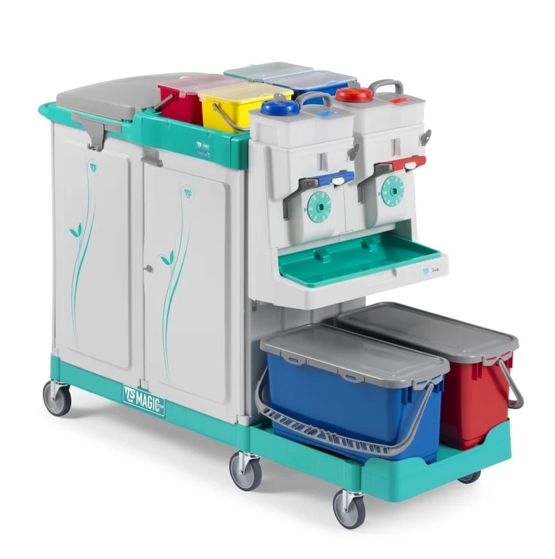 TTS Carro Limpeza Magic System 810E 150 L