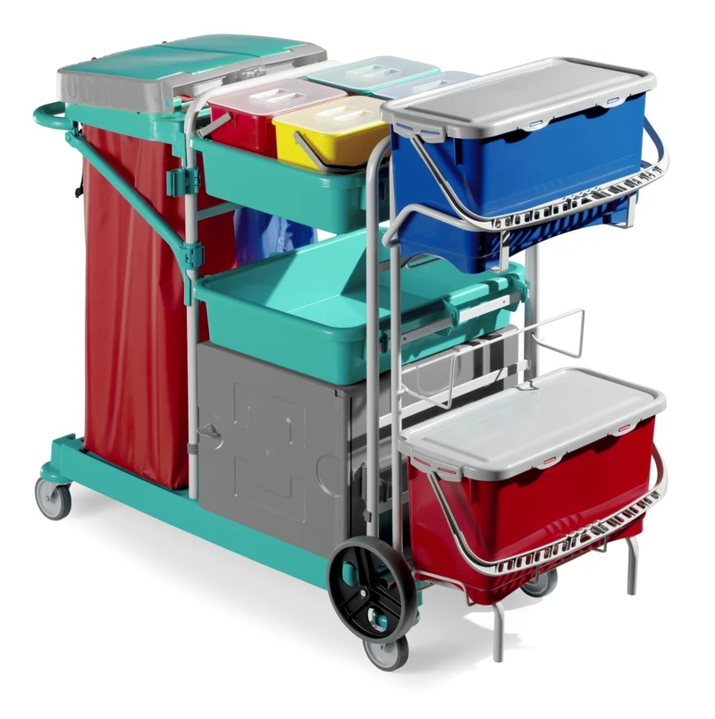 TTS Carro de Limpeza Green Line Healthcare 1012